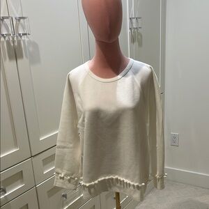 J. Crew Cream Crew Neck Sweater
